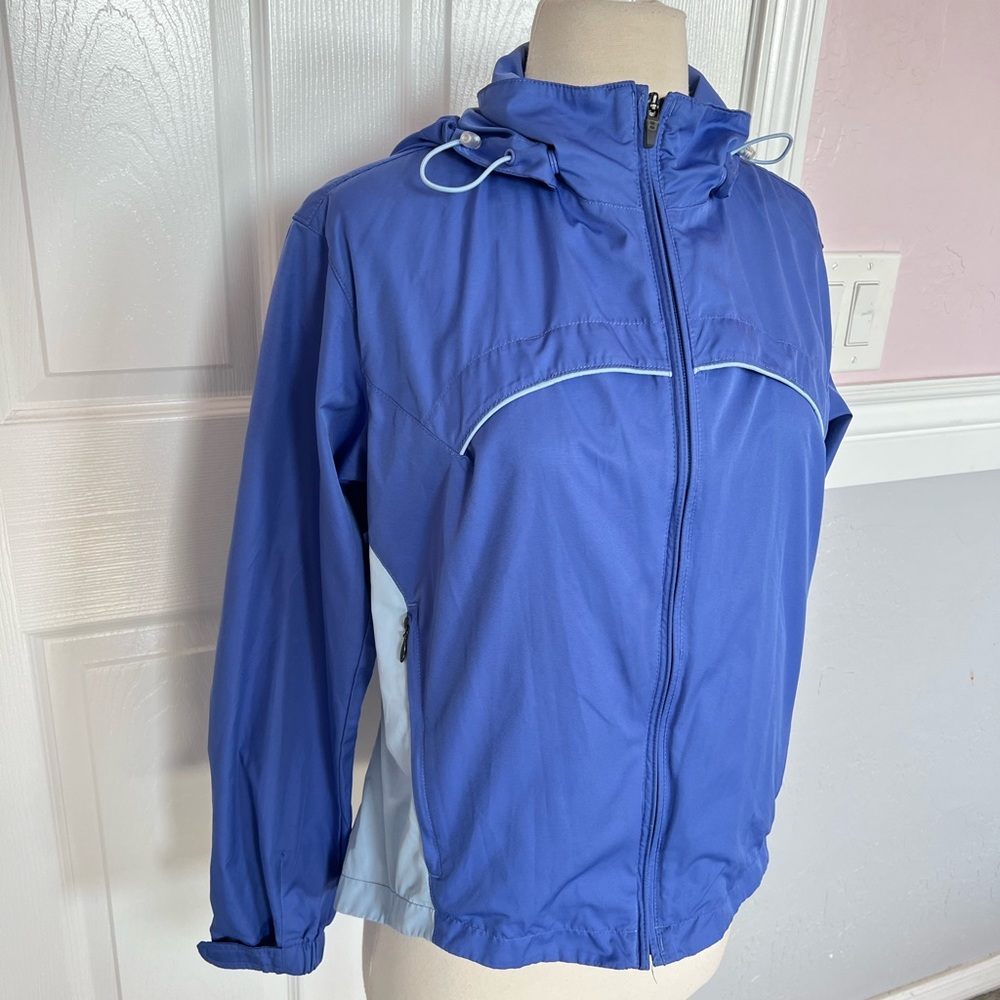 Nike ACG Women's Blue Purple Full Zip Windbreaker Jacket Size Small polyester - Picture 2 of 16